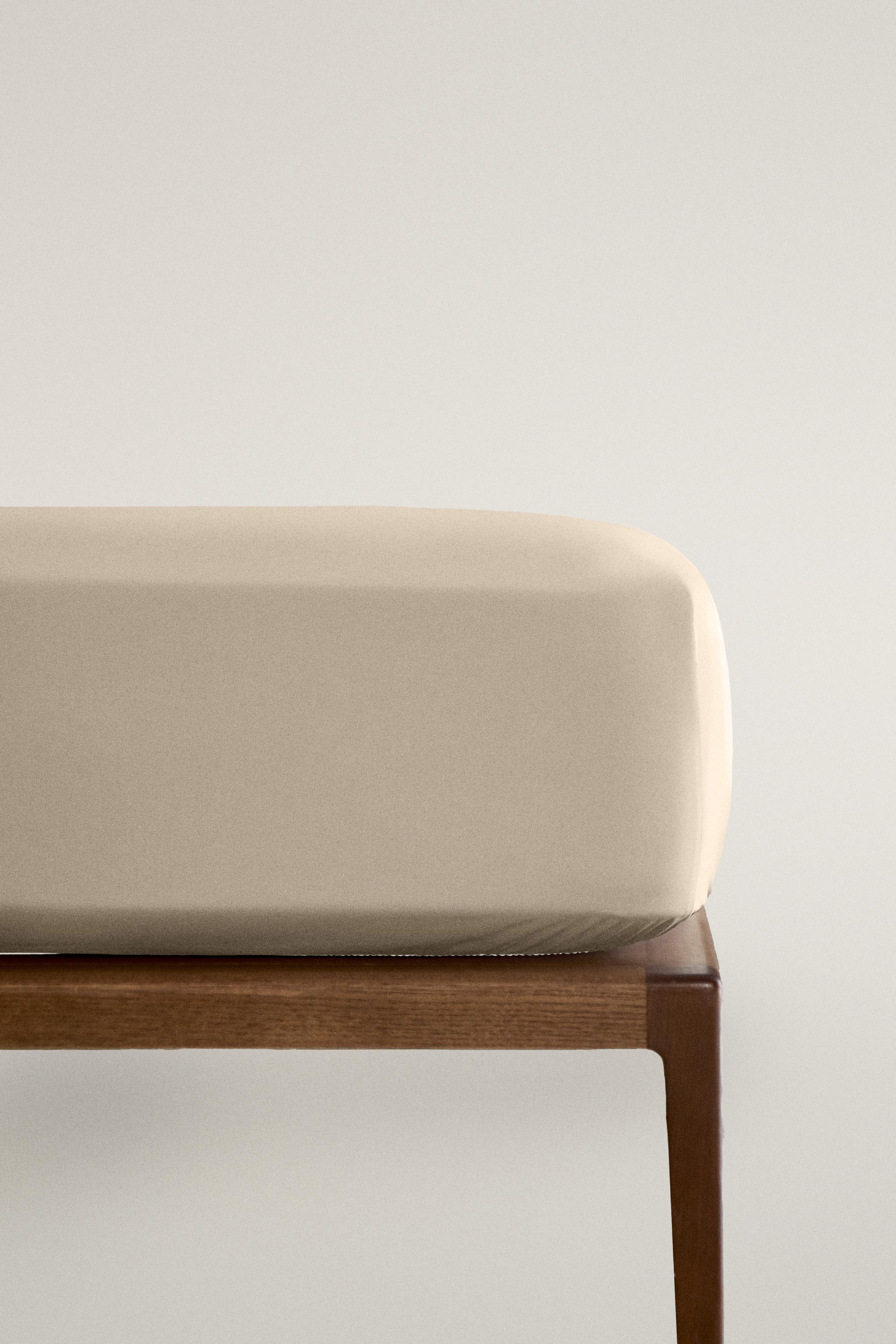 DRAP-HOUSSE PERCALE DE COTON | 40 CM HAUTEUR (300 FILS)